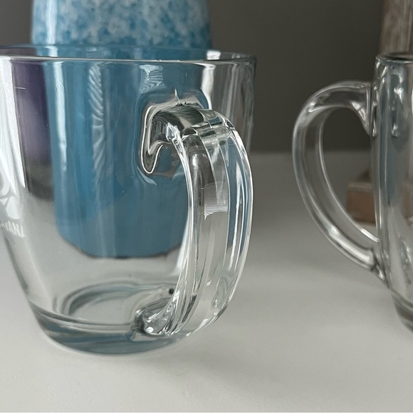 Teavana Clear Glass Tea Mugs Set of Two - Picture 5 of 8